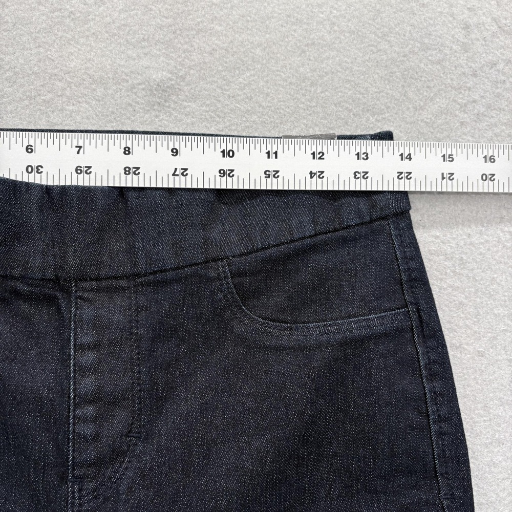 White House Black Market High Rise Skinny Jeans Womens 2 Blue Dark Wash Stretch - Picture 5 of 11
